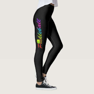 Leggings Logo de parties scintillantes de Pickleball dessus