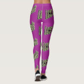 Leggings Logo dimensionnel de Lawn Bowl, (Dos)