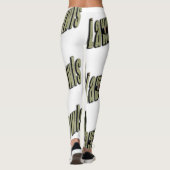 Leggings logo dimensionnel de Lawn Bowl, (Dos)