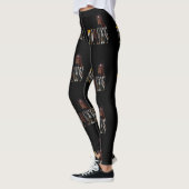 Leggings Logo Photo Cheval Et Chevaux, Noir (Gauche)