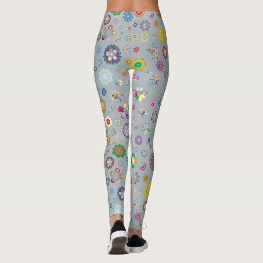 Leggings Loi de Spring Flowers (Dos)