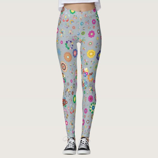 Leggings Loi de Spring Flowers (Devant)