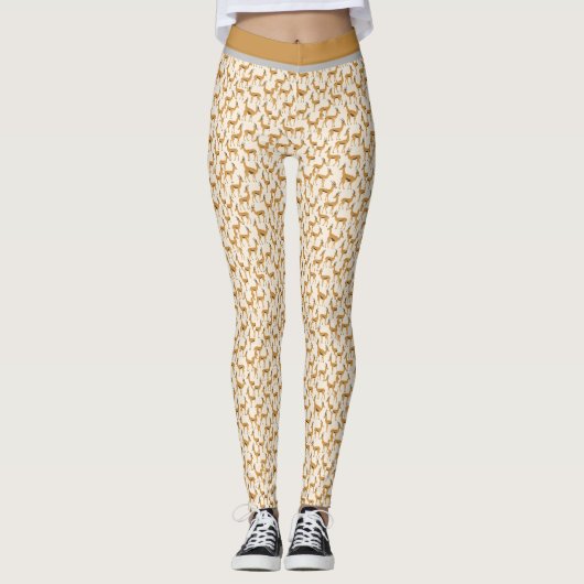LEGGINGS "LONG GAZELLE PRINT" - ACTIVEWEAR LEGINGS (Devant)