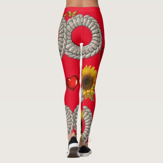 Leggings Long Sunflower (Achterkant)