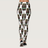 Leggings Long Tonnerre de Masque Tiki (Dos)