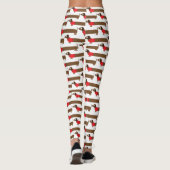Leggings Longue illustration mignonne de teckel (Dos)