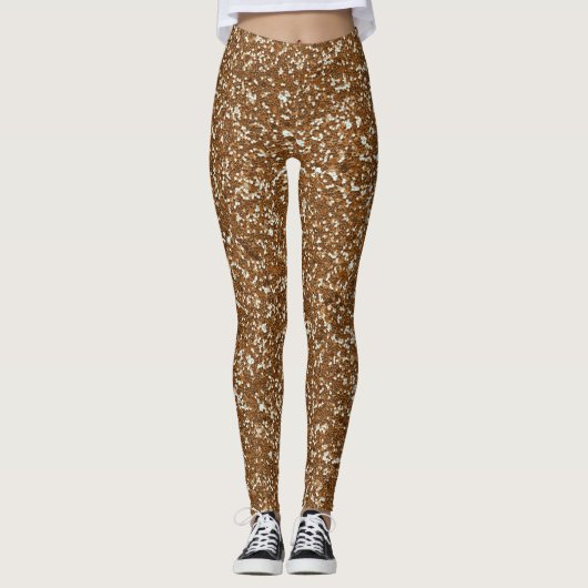 Leggings Look Parties scintillant or (Devant)