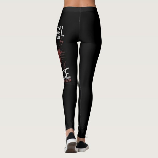 Leggings L'Optimisme Perpétuel Est Un Multiplicateur De For (Dos)