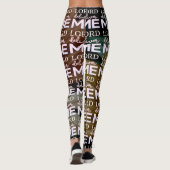 Leggings Lord Deliver Me - Floral (Dos)