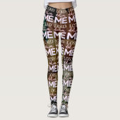 Leggings Lord Deliver Me - Floral (Devant)