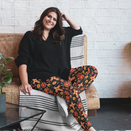 Leggings Los Muertos | Jour des Morts Floral