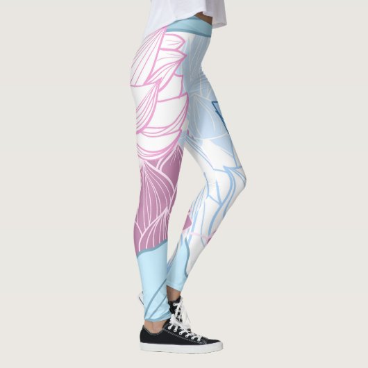 Leggings Lotus coloré (Droite)
