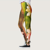 Leggings Lotus fleurs floraison Legs (Gauche)