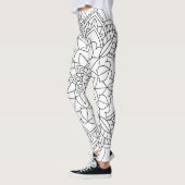 Leggings Lotus Flower Mandala (Gauche)