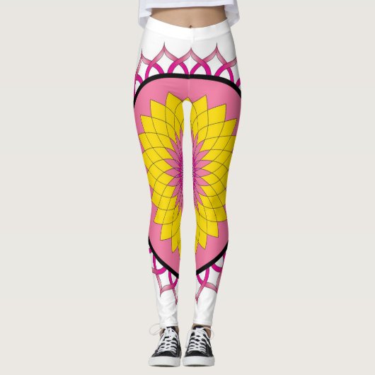 Leggings Lotus Flower Mandala (Devant)
