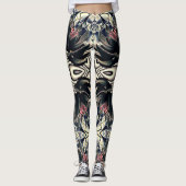 Leggings Lotus noir (Devant)