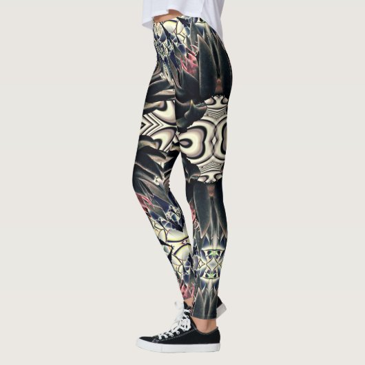 Leggings Lotus noir (Gauche)