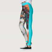 Leggings Loup Blanc (Gauche)