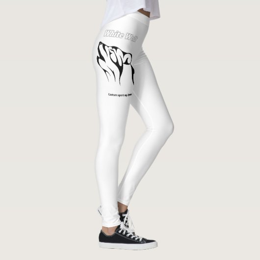 Leggings Loup blanc (Droite)