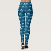 Leggings Loup bleu (Dos)