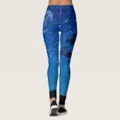 Leggings Loup de forêt de Pleine lune (Dos)