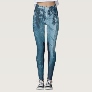 Leggings Loup en Forêt Noire.