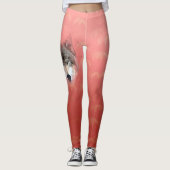Leggings Loup Gris (Devant)