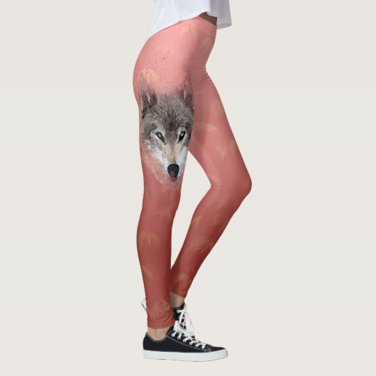 Leggings Loup Gris (Droite)