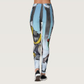 Leggings Loups de vacances (Dos)