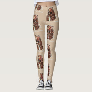 Leggings L'ours contemple l'hibernation