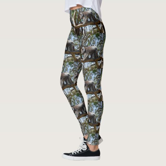 Leggings L'Ours Wild Koala Marche Sur Une Branche D'Arbre, (Gauche)
