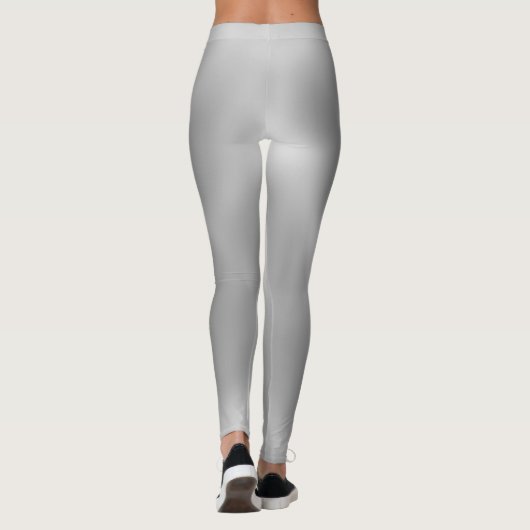 Leggings Lovable gris classique blanc ombragé (Dos)