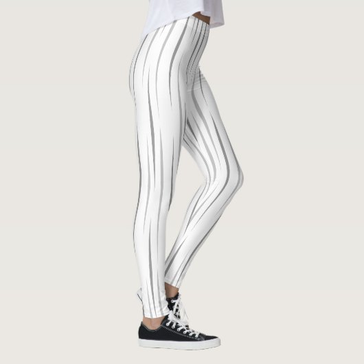 Leggings Lovable White Organic Flames uniques (Droite)