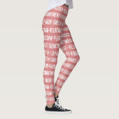 Leggings Love chaîne de mots conception de typographie (Droite)