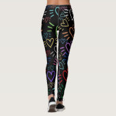 Leggings Love Colored Hearts (Dos)