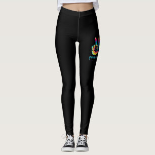 Leggings Love Cruising Ship Floating Ocean Tie Dye