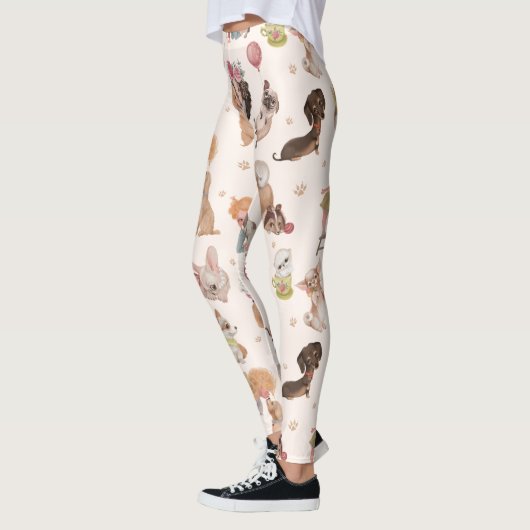 Leggings Love Dogs (Gauche)