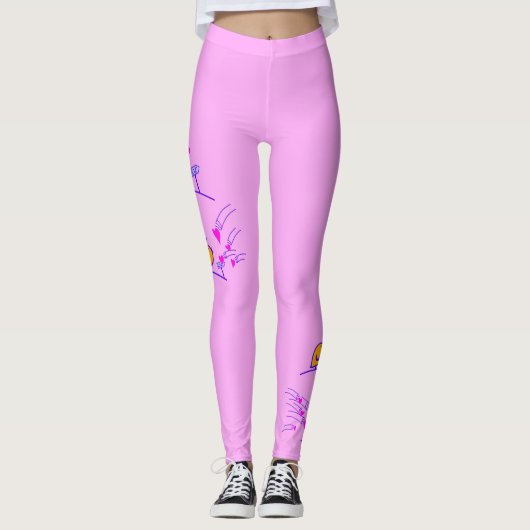 Leggings LOVE ECHO - Comic Birds Tweetlercools 3 (Devant)