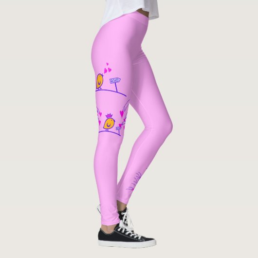Leggings LOVE ECHO - Comic Birds Tweetlercools 3 (Droite)