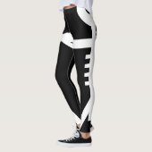 Leggings Love Eternal Skeletons Icon 2007 Noir Et Blanc (Gauche)