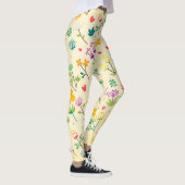 Leggings Love Garden Fleurs et Coeurs de printemps (Droite)