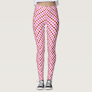 Leggings Love Hearts Saint Valentin Motif