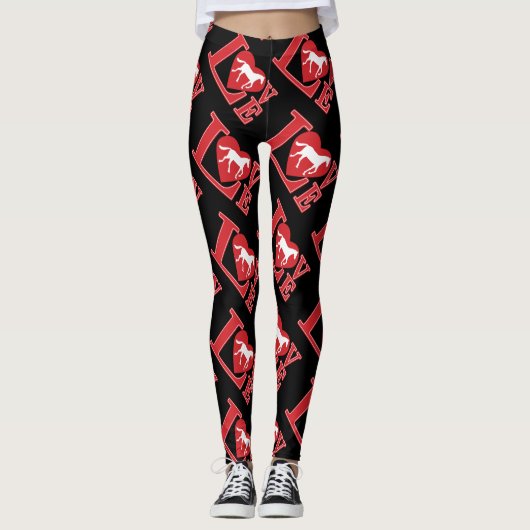 Leggings Love Horses, I love Horses (Devant)