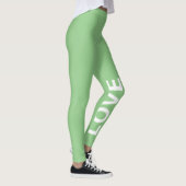 Leggings Love Sage Monochrome Texte classique (Droite)