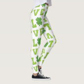 Leggings Love St Patrick's Day Clover (Droite)