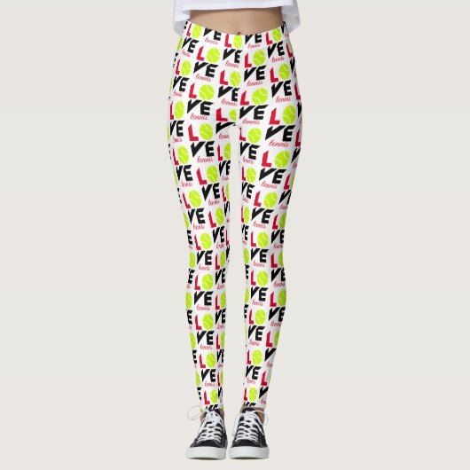 Leggings Love tennis (Devant)