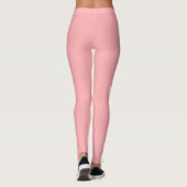 Leggings Love Typographie Blush Pink Valentines Jour Leggin (Dos)