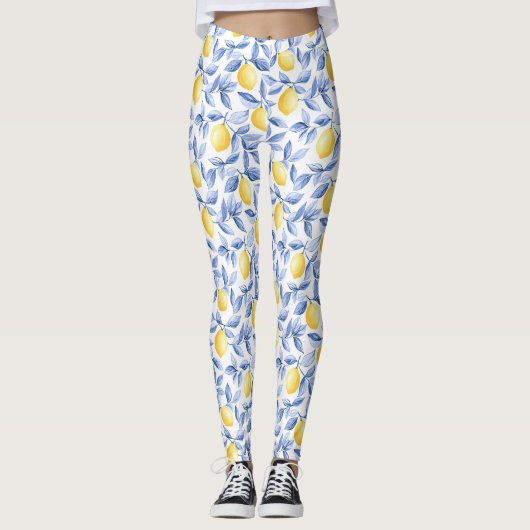 Leggings Lover citron (Devant)