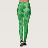 Leggings L'Shamrock vert de l'Jour de l'Saint Patrick irlan (Dos)