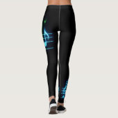 Leggings Lucky Clover et notes musicales (Dos)